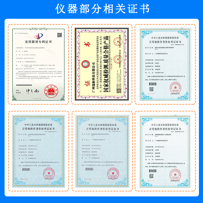 COD氨氮總磷測(cè)定儀證書(shū)